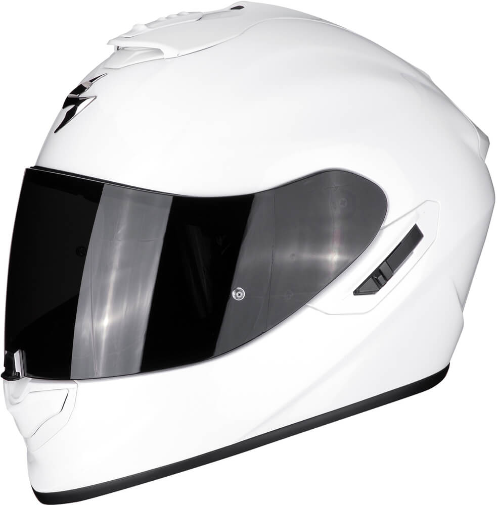 white motorcycle helmets