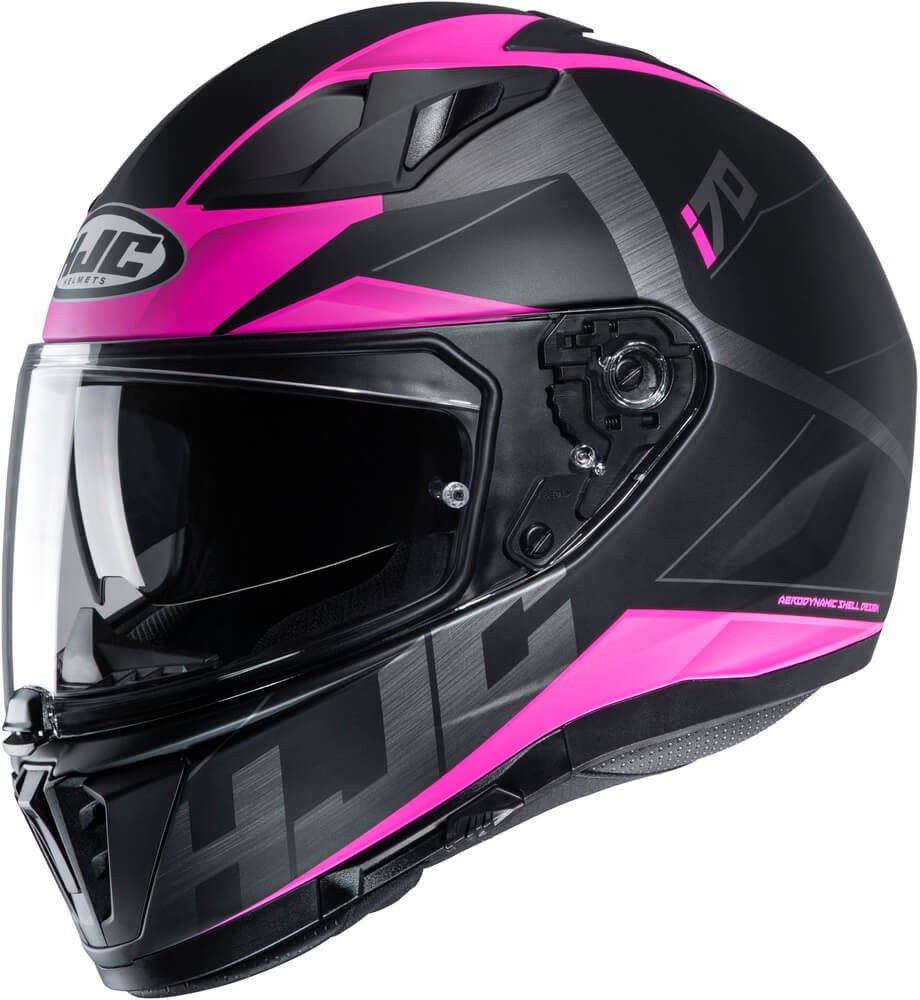 hjc pink motorcycle helmet