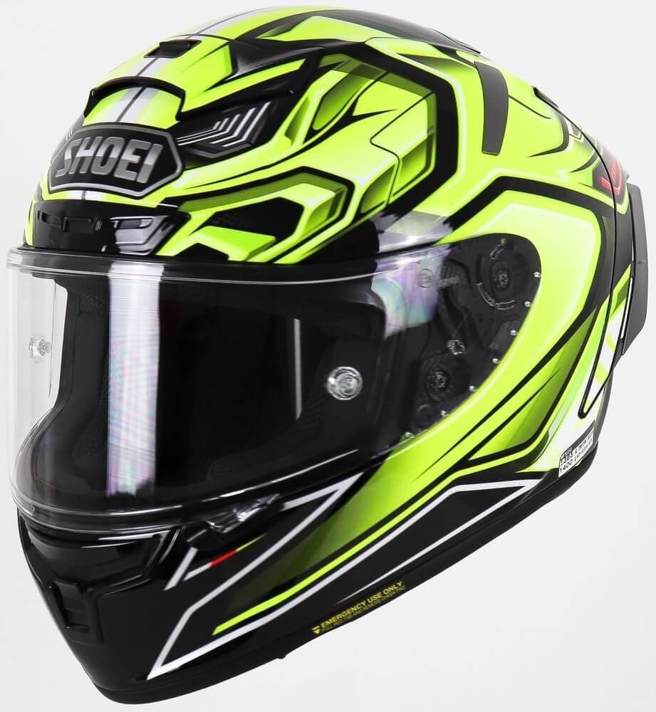 shoei neon helmet