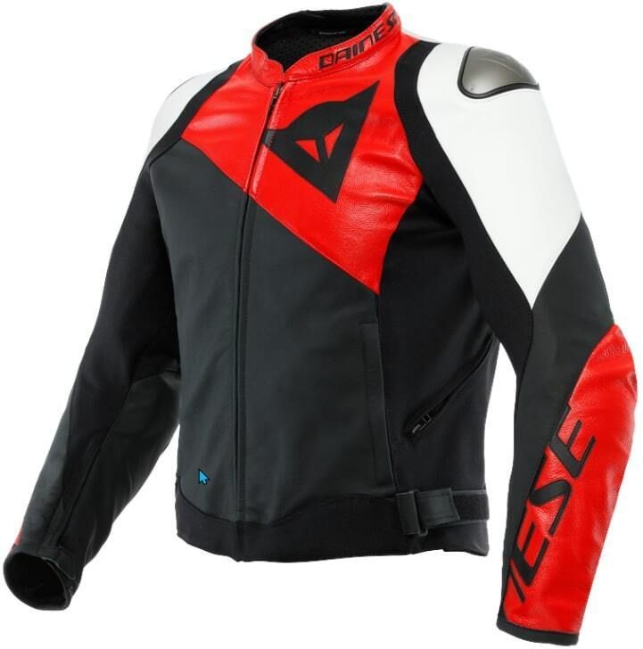 Dainese red leather jacket sale