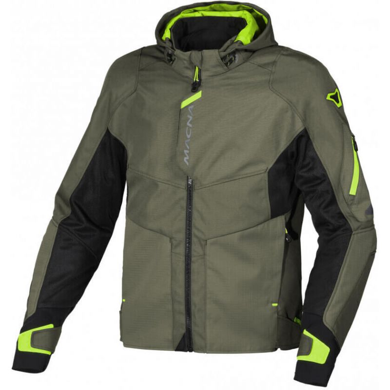 Macna Beacon Jacket Green/Yellow 417 - Worldwide Shipping!