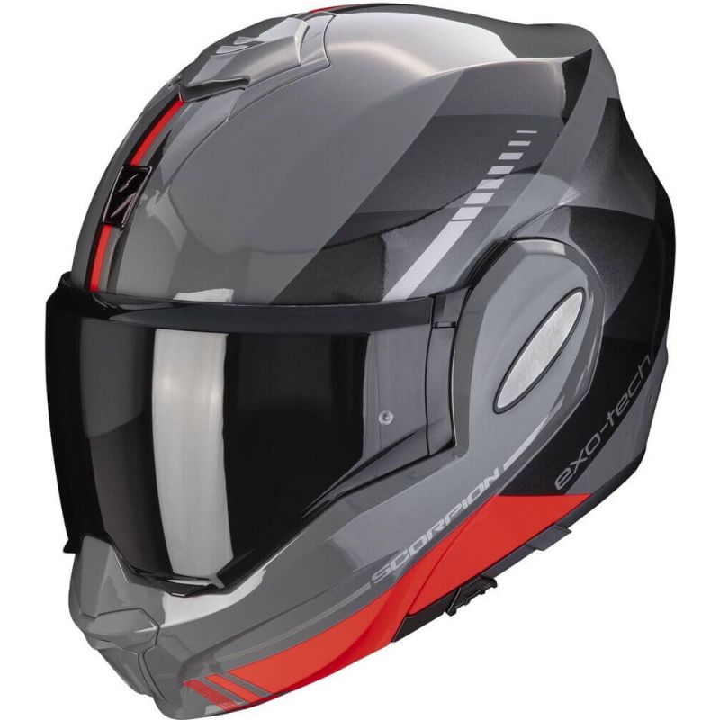 Scorpion EXO-Tech EVO Genre Grey/Black/Red - Worldwide Shipping!