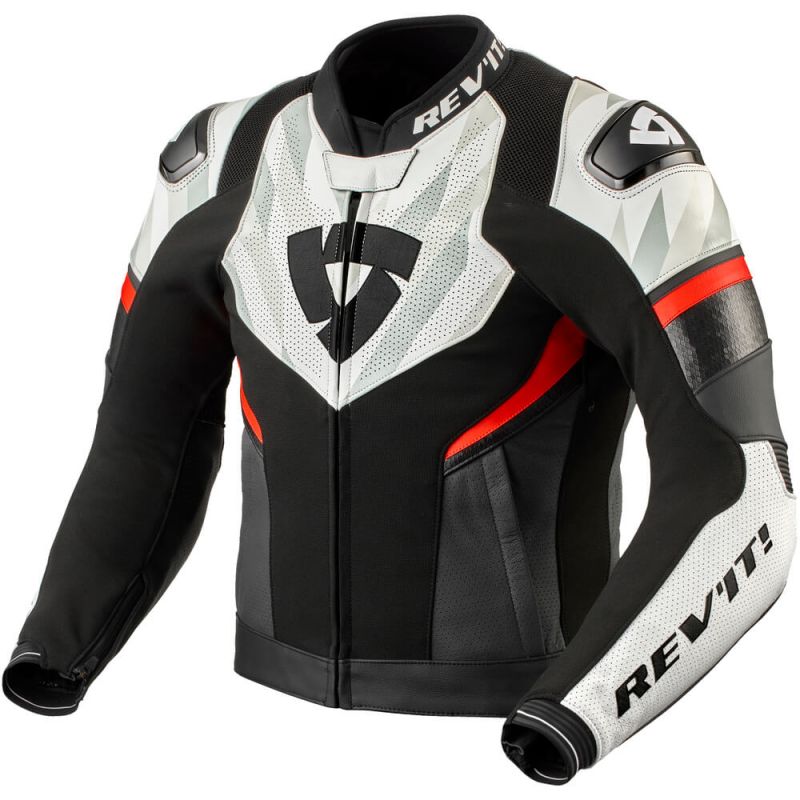 REV'IT Hyperspeed 2 Air Jacket Black/White - Worldwide Shipping!