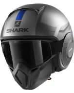 CASCO SHARK STREET DRAK TRIBUTE RM BLACK CHROME RED