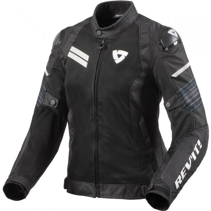 REV'IT Apex Air H2O Ladies Jacket Black/White - Worldwide Shipping!