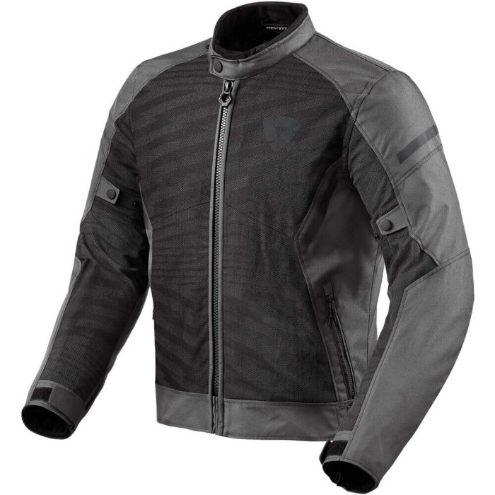 REV'IT Torque 2 H2O Jacket Black/Grey - Worldwide Shipping!