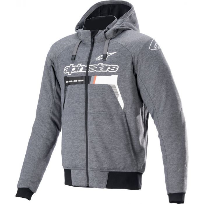 Alpinestars Chrome Ignition Hoodie Melange 9162 Worldwide Shipping