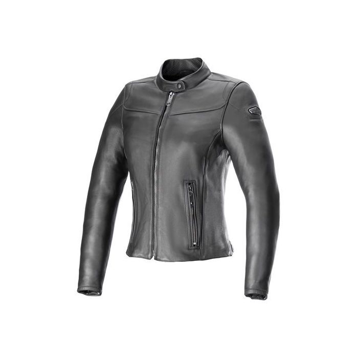 Alpinestars Tory Women Leather Jacket Black Black 1100 Worldwide Shipping