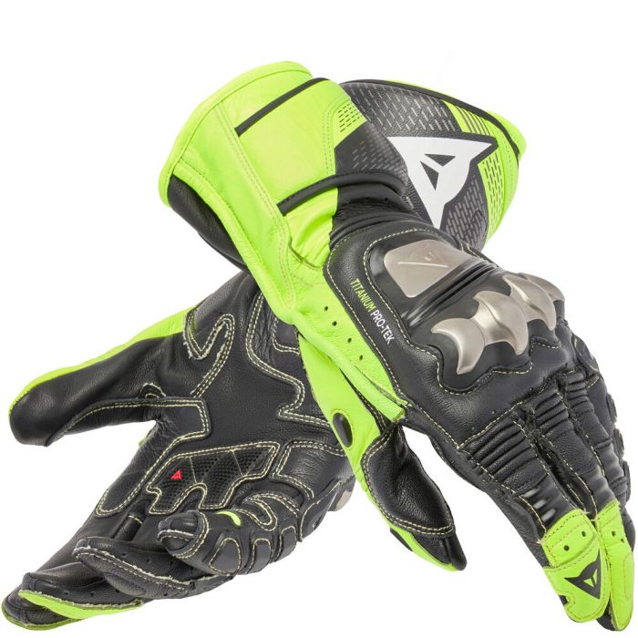 Dainese Full Metal 7 Gloves Black Yellow Fluo 620 Worldwide Shipping