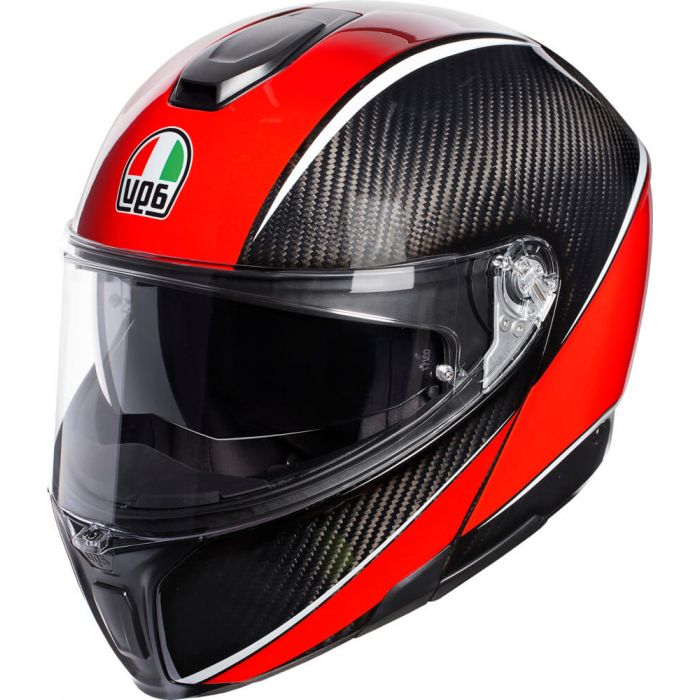 agv sportmodular carbon aero helmet