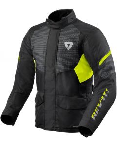 REV'IT Duke H2O Jacket Black/Neon Yellow