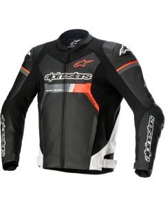 Alpinestars GP Force Leather Jacket Red Fluo 1231