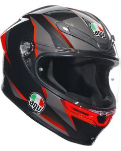 AGV K6 S Slashcut Black/Grey/Red