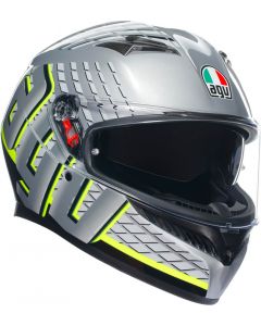 AGV K3 2023 Fortify Grey/Black/Yellow Fluo