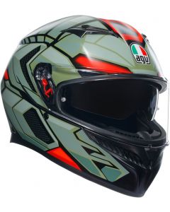 AGV K3 2023 Decept Matt Black/Green/Red