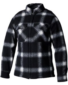 RST Brushed CE Ladies Jacket Black/White Check