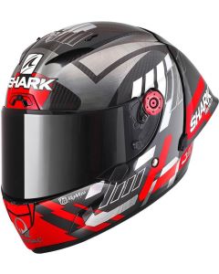 Shark Race-R PRO GP 06 Replica Zarco Winter Test Carbon/Chrom/Red DUR