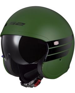 LS2 OF599 Spitfire II Retro Mat Military Green