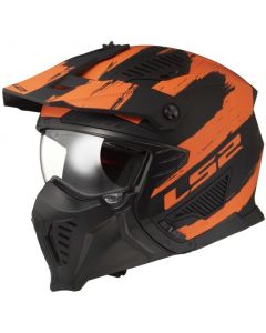 LS2 OF606 Drifter Mud Matt Black Orange