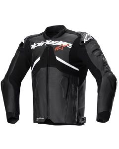 Alpinestars Atem V5 Leather Jacket Black White 12