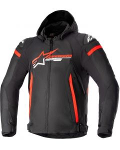 Alpinestars Zaca Waterproof Jacket Black Bright Red White 1342