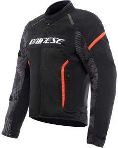 Dainese Air Frame 3 Tex Jacket Black/Black/Red-Fluo P75