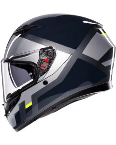 AGV K3 2023 Shade Grey/Yellow Fluo 017