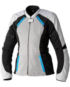 RST RST Ladies Ava Mesh CE Textile Jacket Silver/Black/Blue