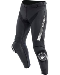 Dainese Super Speed Leather Trousers Black/White