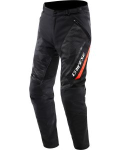 Dainese Drake 2 Super Air Tex Trousers Black/Anthracite/Red-Fluo