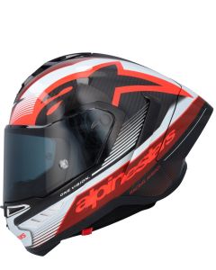 Alpinestars Supertech R10 Team Black Carbon Red White Glossy