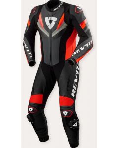 REV'IT Quantum 3 One Piece Anthracite/Neon Red