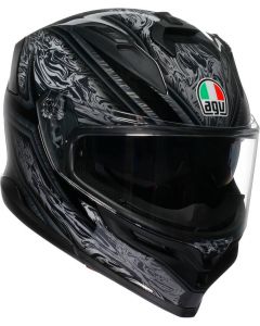 AGV K7 Damascus Black/Silver