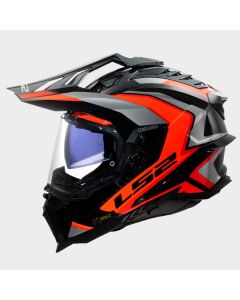 LS2 MX701 Explorer Carbon Frontier II Orange