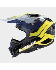 LS2 MX703 X-Force Galuo Grey H-Vis Yellow