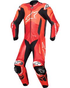 Alpinestars GP Plus V4 Sprint 1Pc Leather Suit Red Fluo Mid Red White 3087